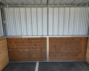 8'H x 12'W Horse Shelter Wall W/ T&G Wood