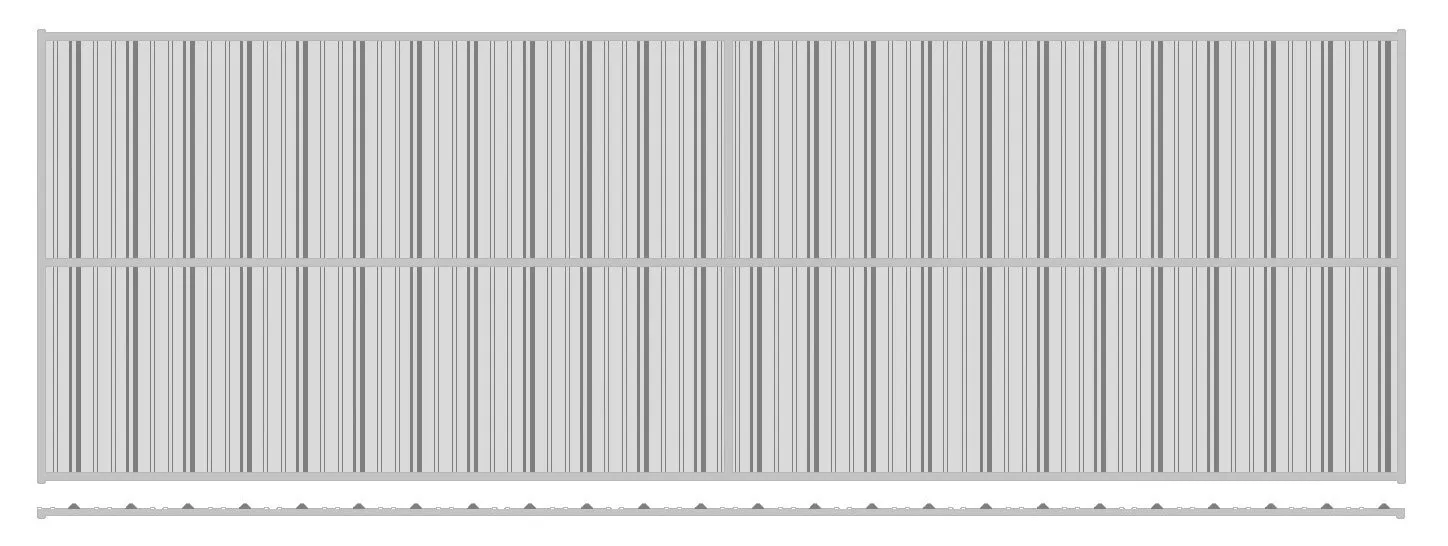 8'H x 24'W Horse Shelter Wall 1-5/8