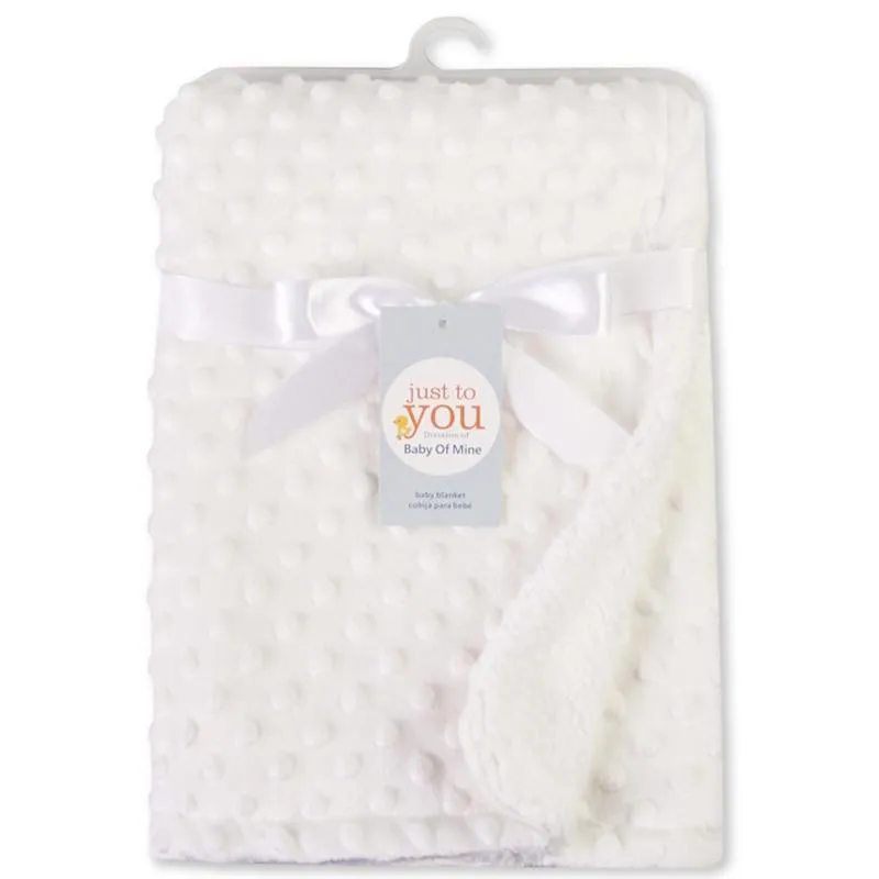 Baby Thermal Soft Cotton Fleece Swaddle Blanket