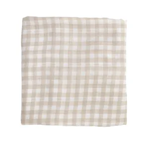 Bamboo Muslin Swaddle Blanket - Gingham