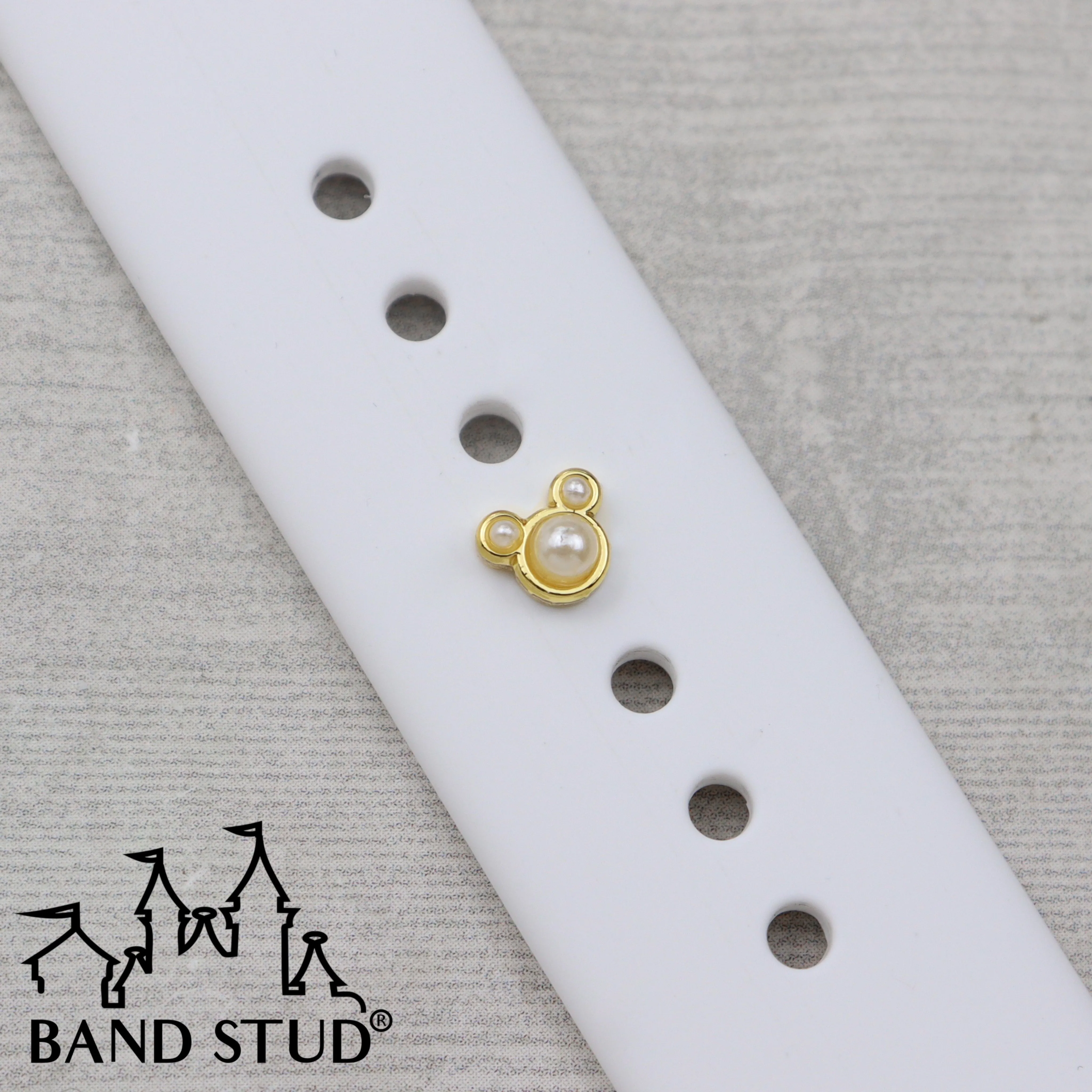 Band Stud® Minis - Pearl Mouse