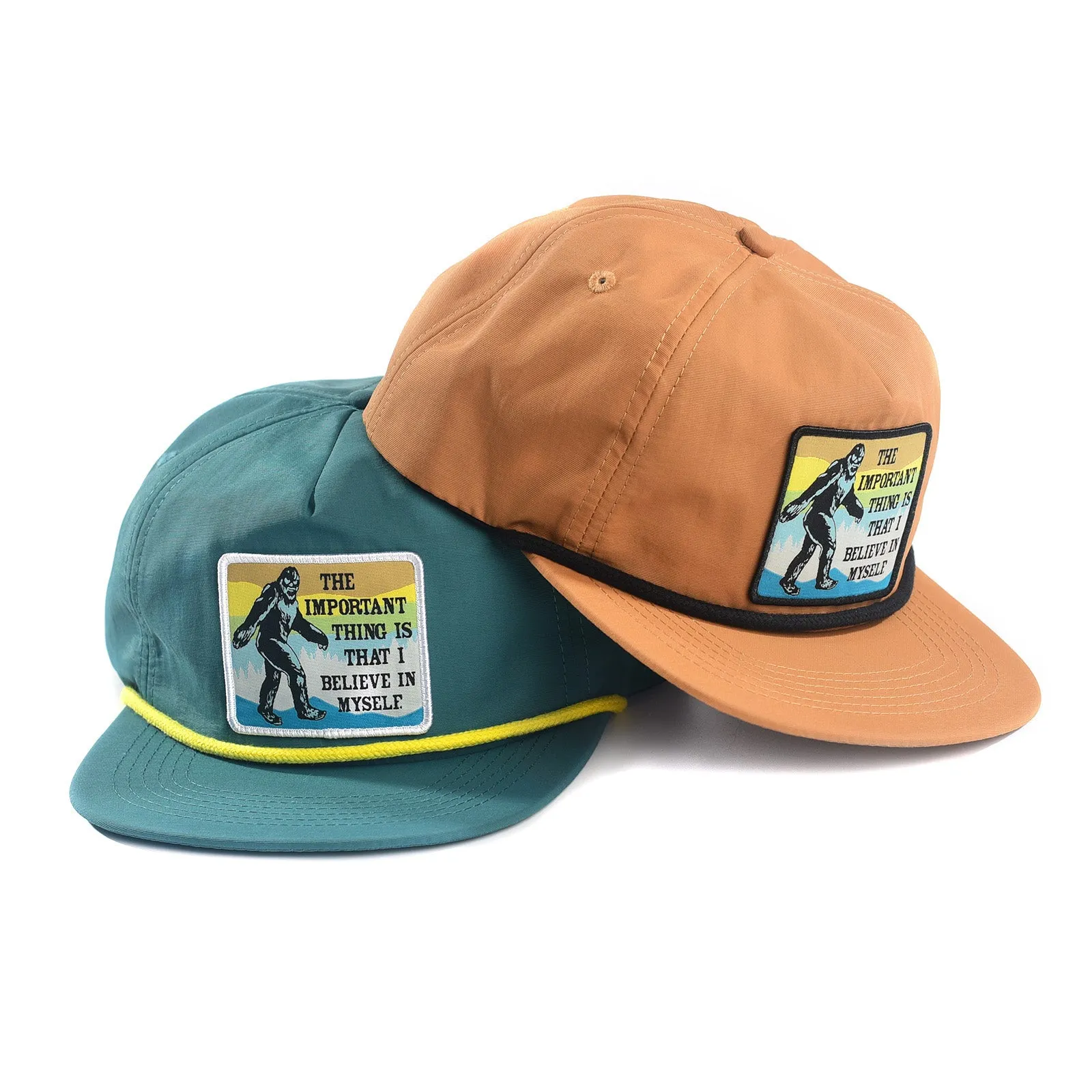 Bigfoot Believe Rope Hat (Teal)