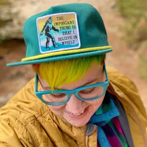 Bigfoot Believe Rope Hat (Teal)