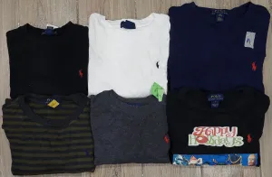 Branded Polo Ralph Lauren Long Sleeves T-Shirts - 12 Pieces