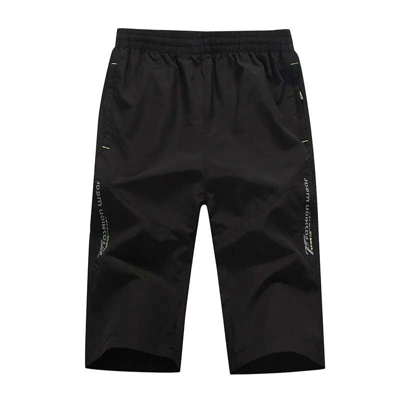 Breathable Quick Dry Men's Long Shorts with Zipper Pockets - SF1353