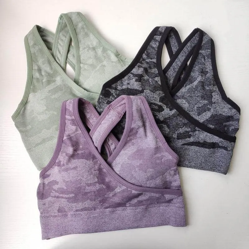 Camo Seamless Bras