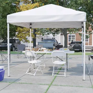 Canopy Tent,Table & 4 Chairs JJ-GZ88183Z-4LEL3-WHWH-GG