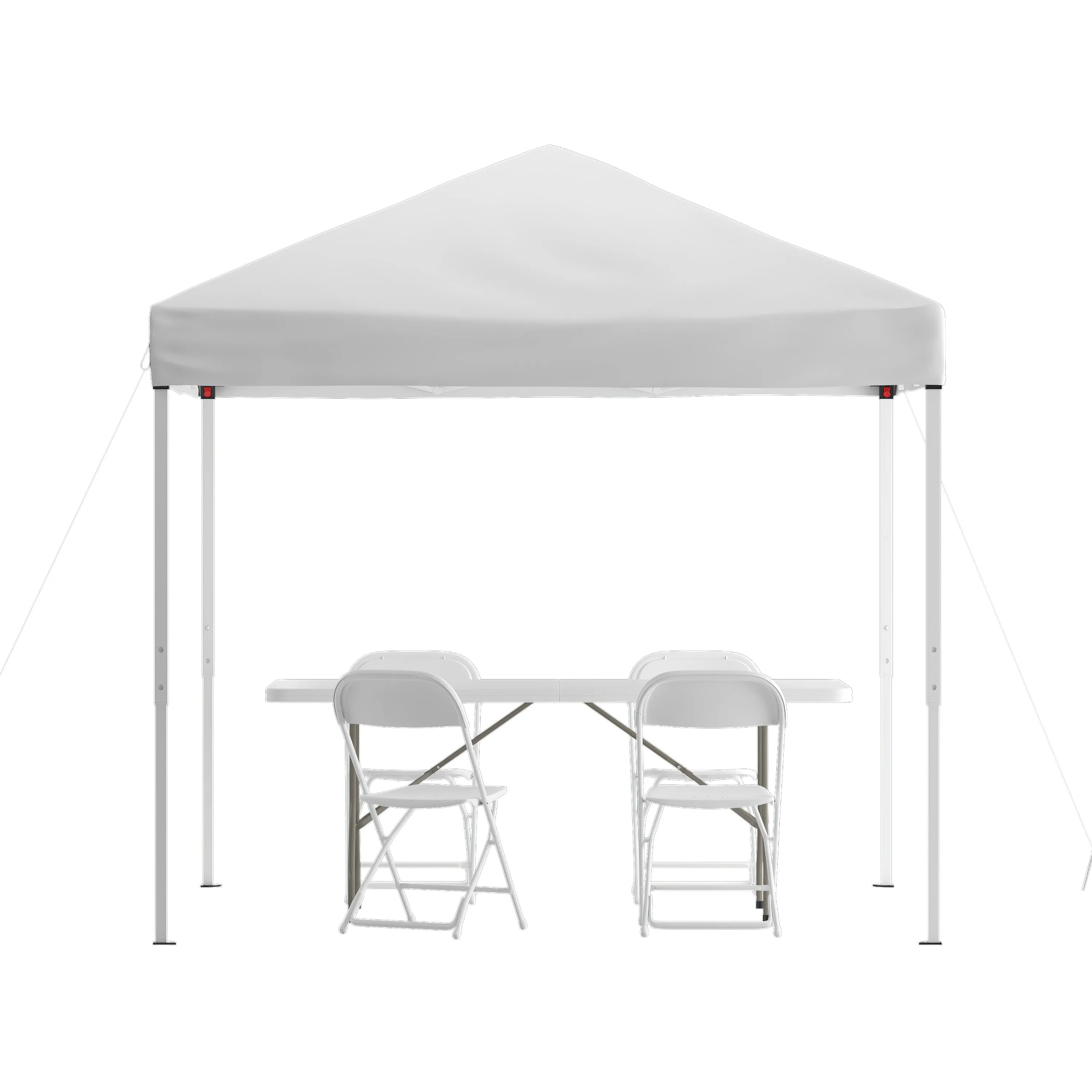 Canopy Tent,Table & 4 Chairs JJ-GZ88183Z-4LEL3-WHWH-GG