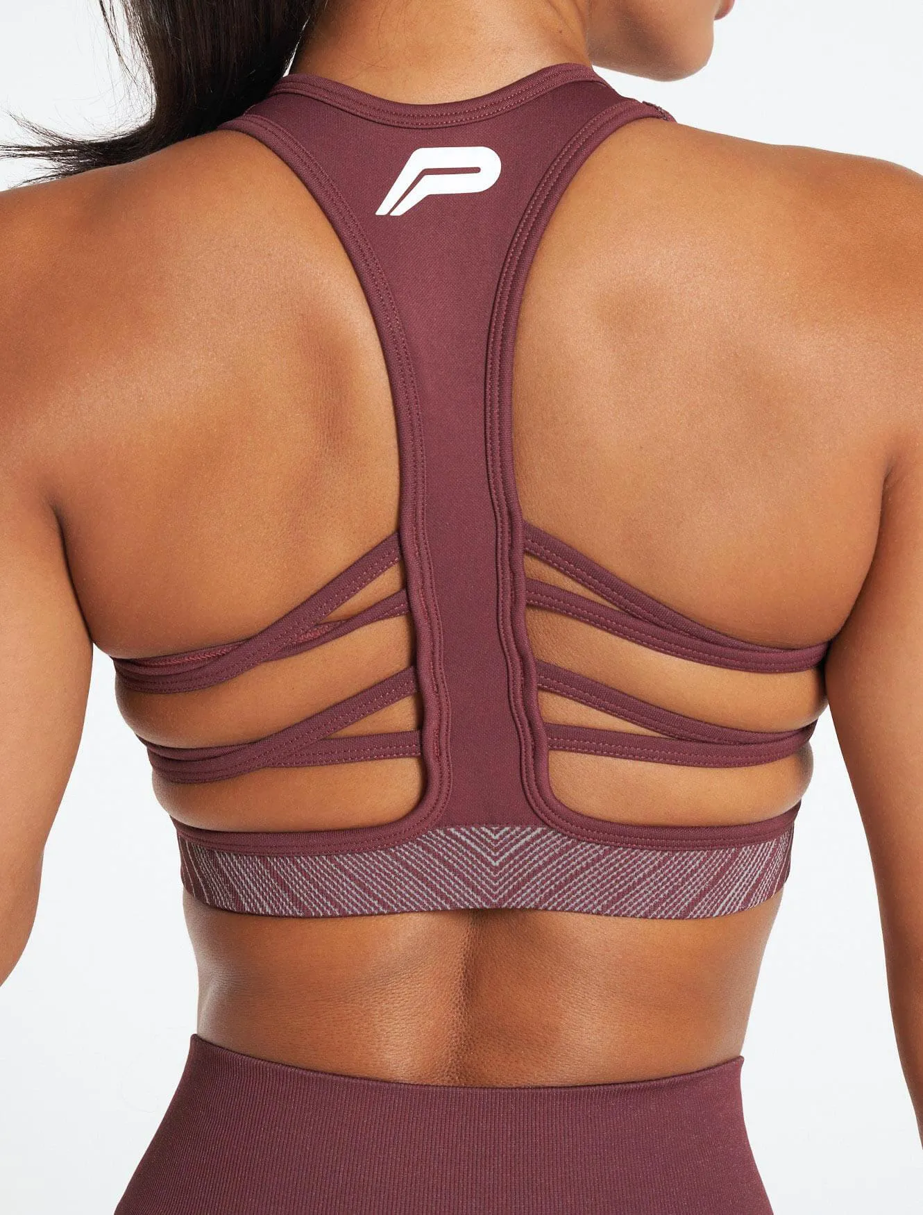 Impulse Seamless Sports Bra - Claret