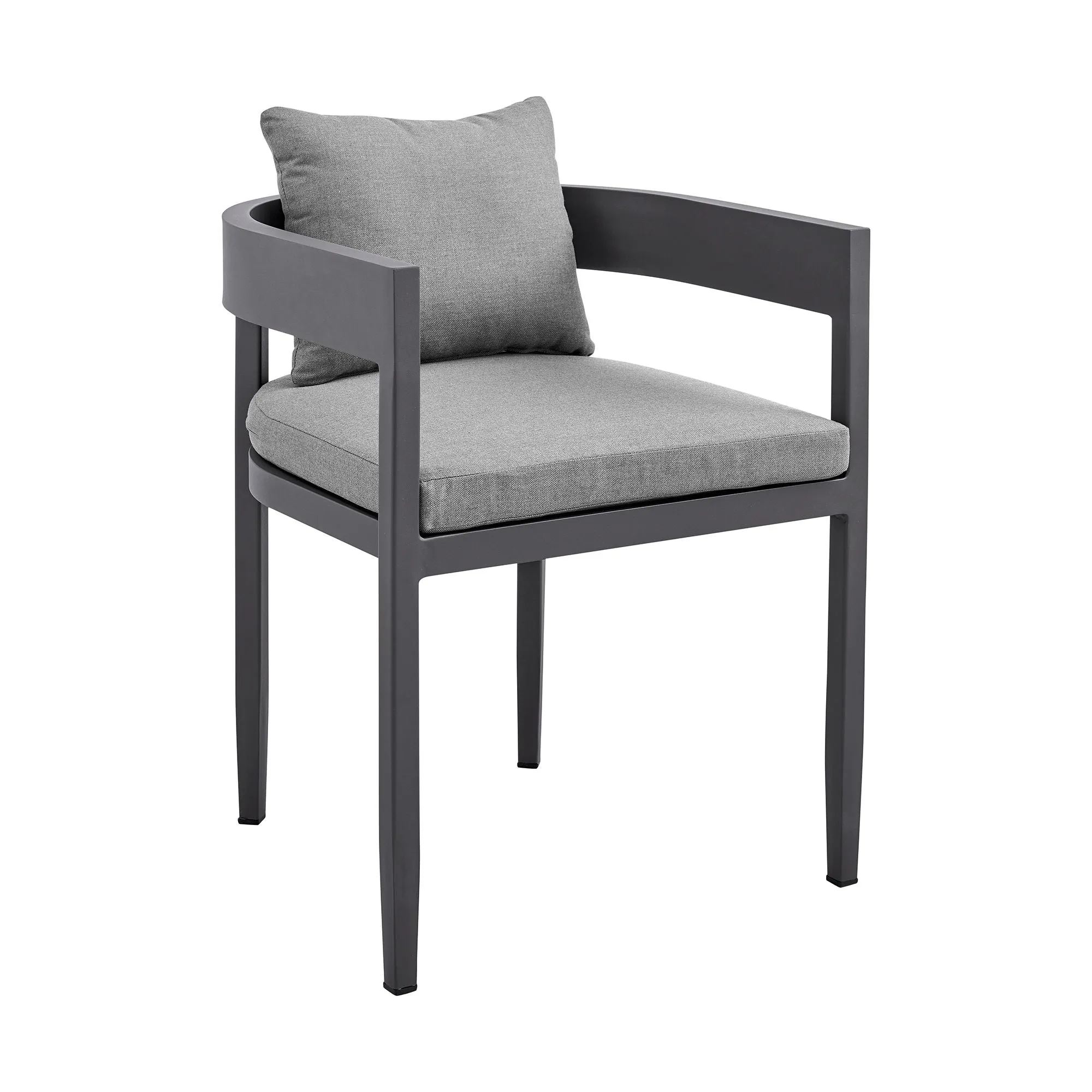 Menorca - Outdoor Patio Dining Chairs (Set of 2) - Gray