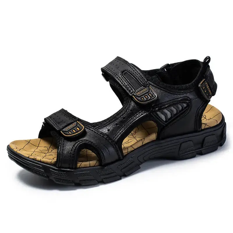 Men's Comfort Strap Leather Sandals