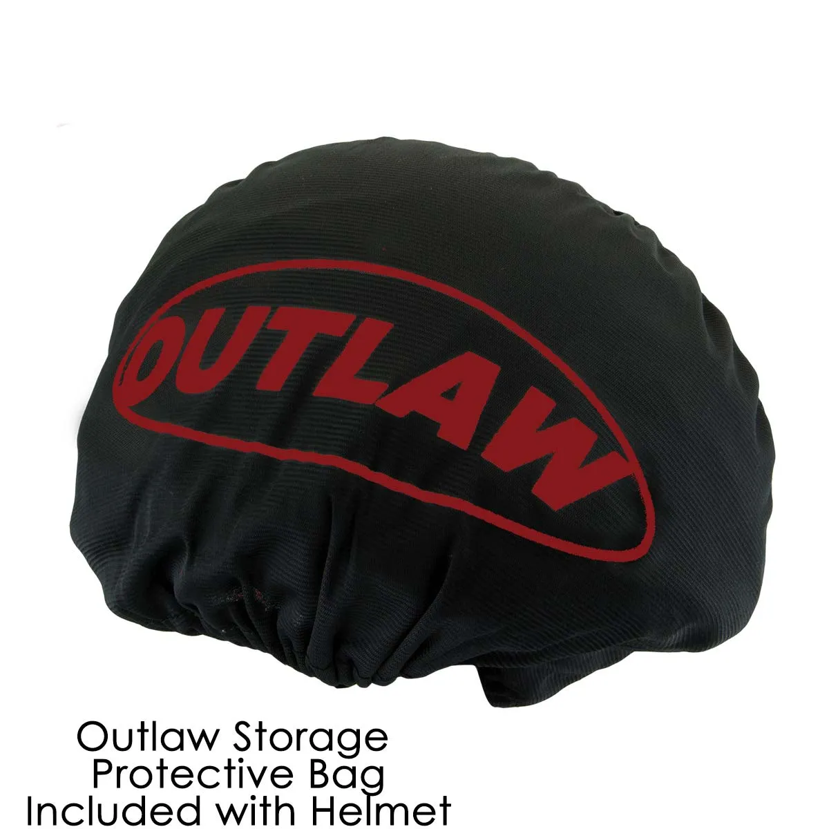 Outlaw T70 'Dark Rider' Advance DOT Black Leather Like Half Helmet with Snap Visor