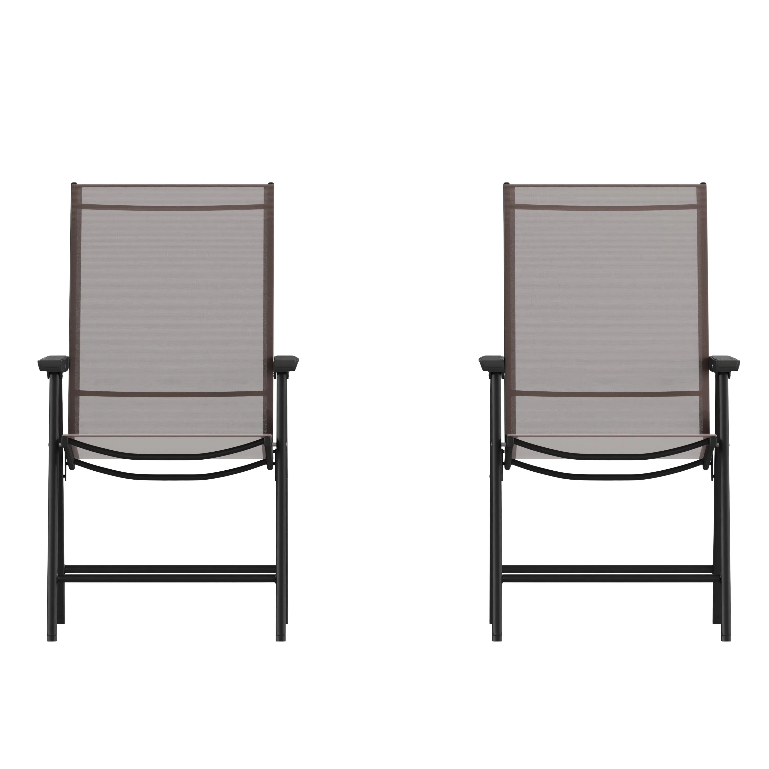 Paladin Outdoor Folding Patio Sling Chair (2 Pack)