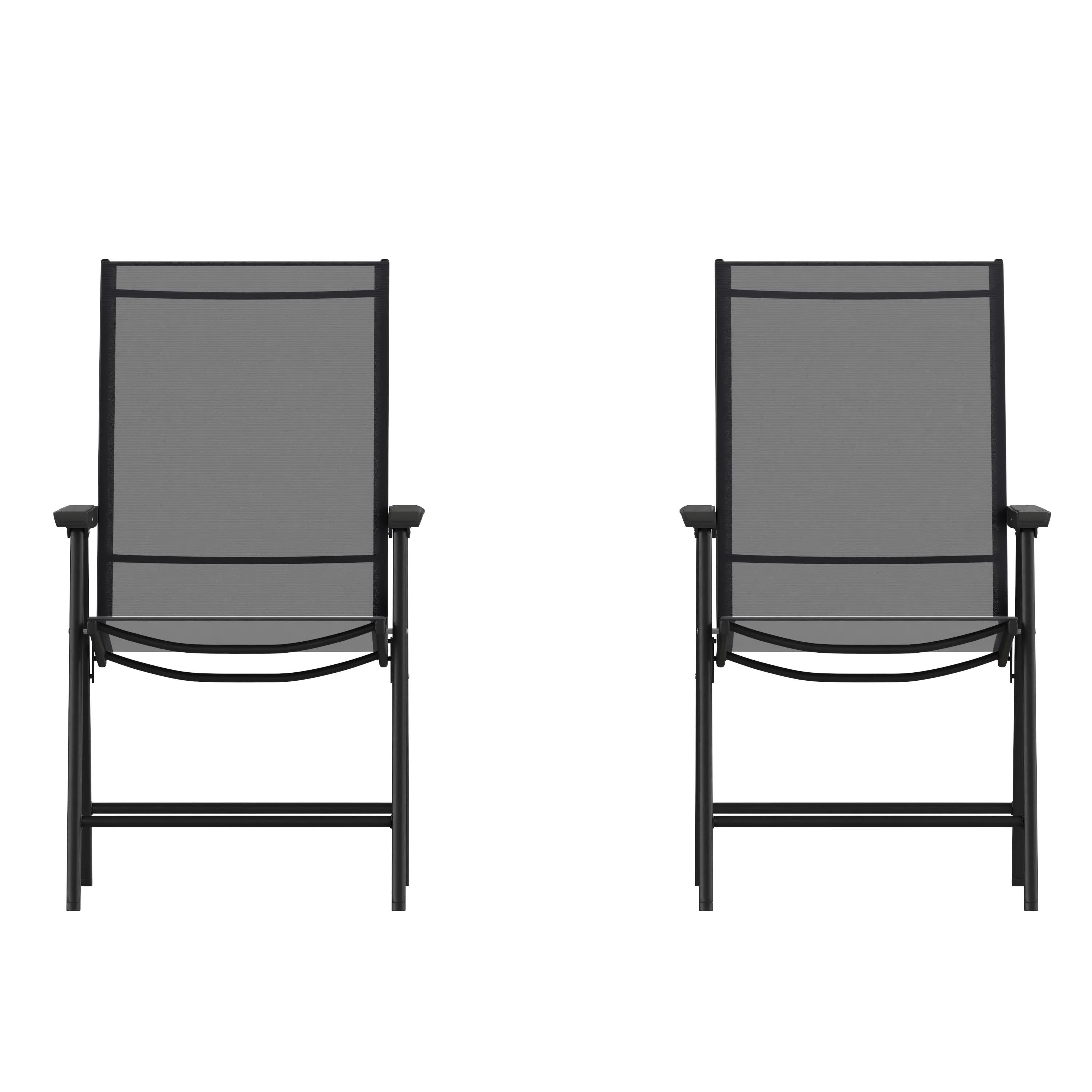 Paladin Outdoor Folding Patio Sling Chair (2 Pack)