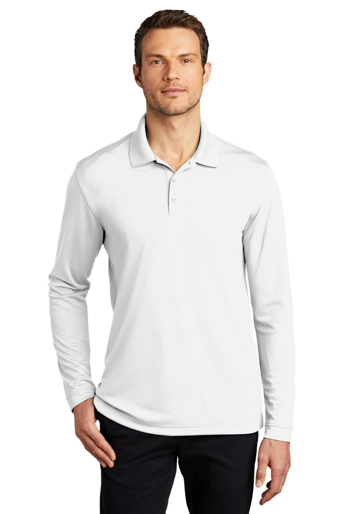 Port Authority®  Dry Zone®  UV Micro-Mesh Long Sleeve Polo K110LS