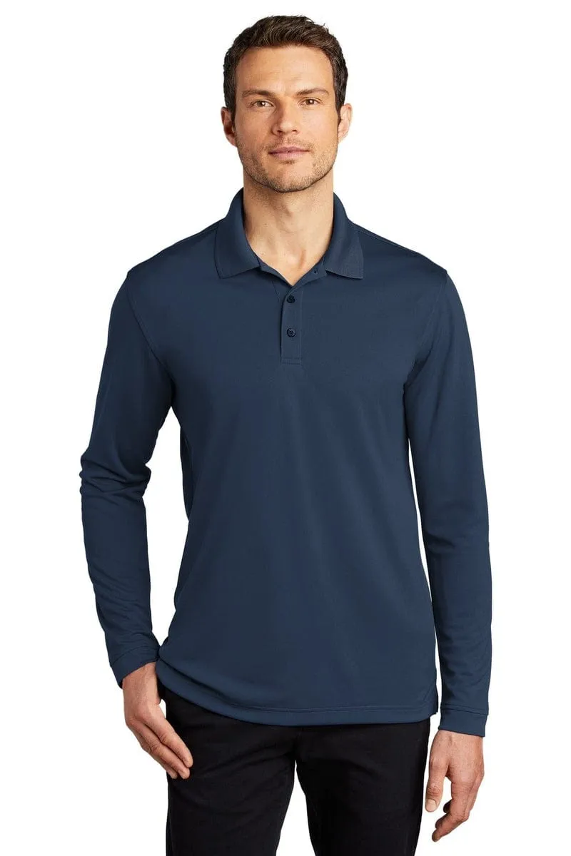 Port Authority®  Dry Zone®  UV Micro-Mesh Long Sleeve Polo K110LS