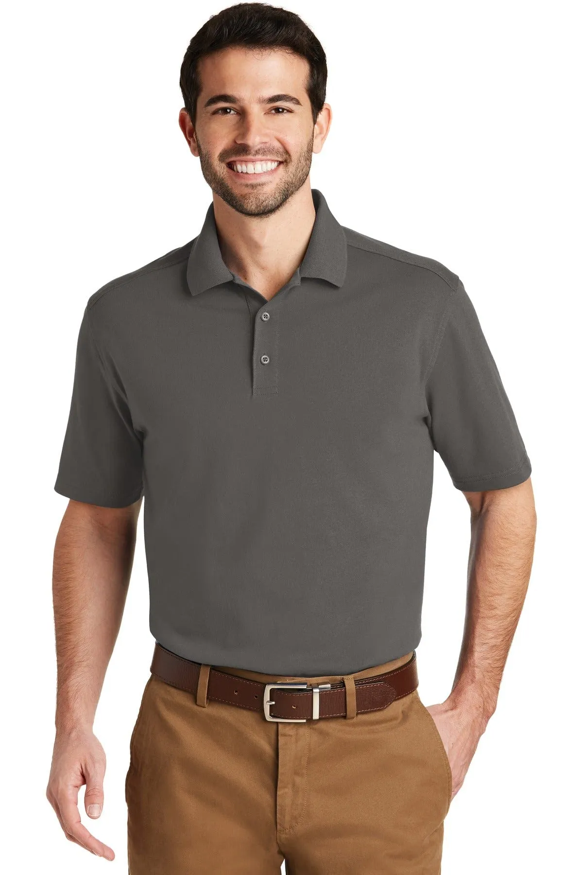 Port Authority®  SuperPro™  Knit Polo. K164