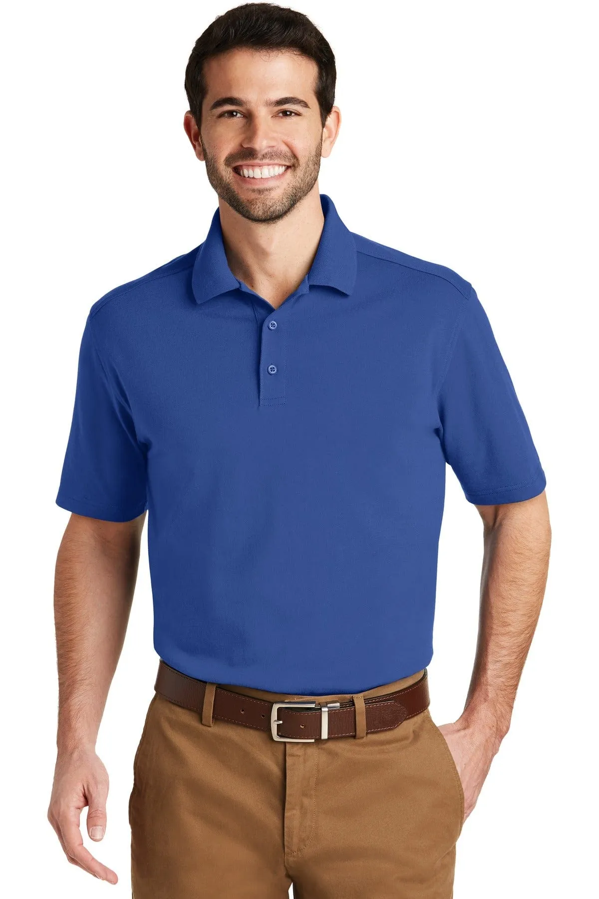 Port Authority®  SuperPro™  Knit Polo. K164