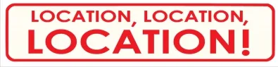 Rider Sign-LOCATION, LOCATION, LOCATION