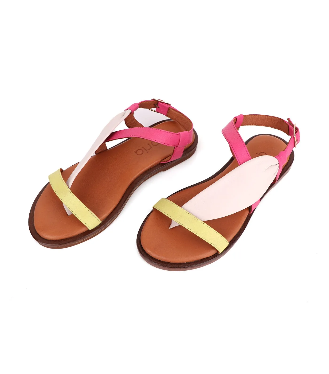 Sandals Sunny Lime/ Marshmallow/ Rose Carmine