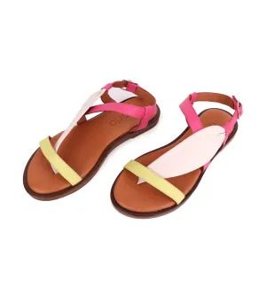 Sandals Sunny Lime/ Marshmallow/ Rose Carmine