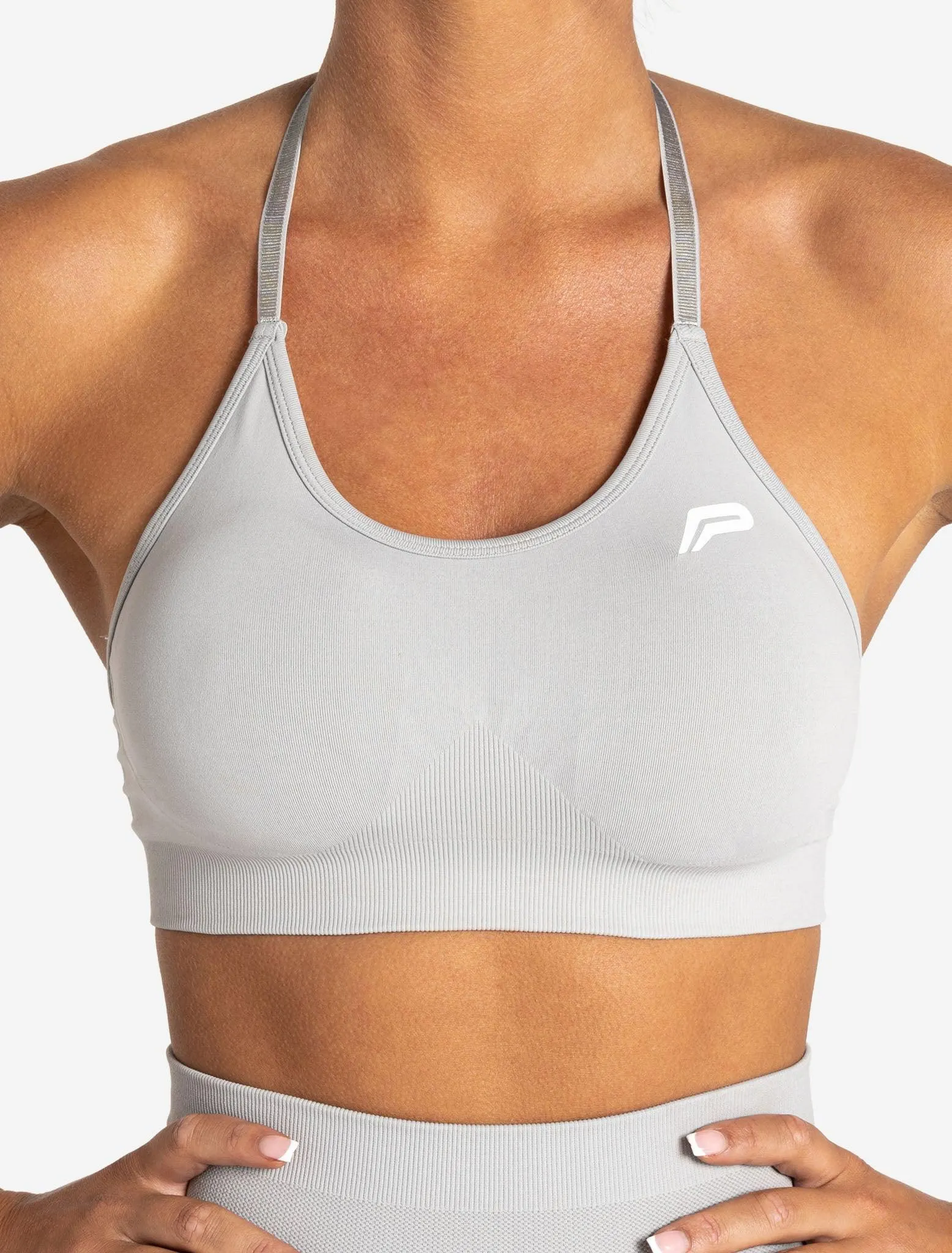 Scrunch Seamless Sports Bra - Grey