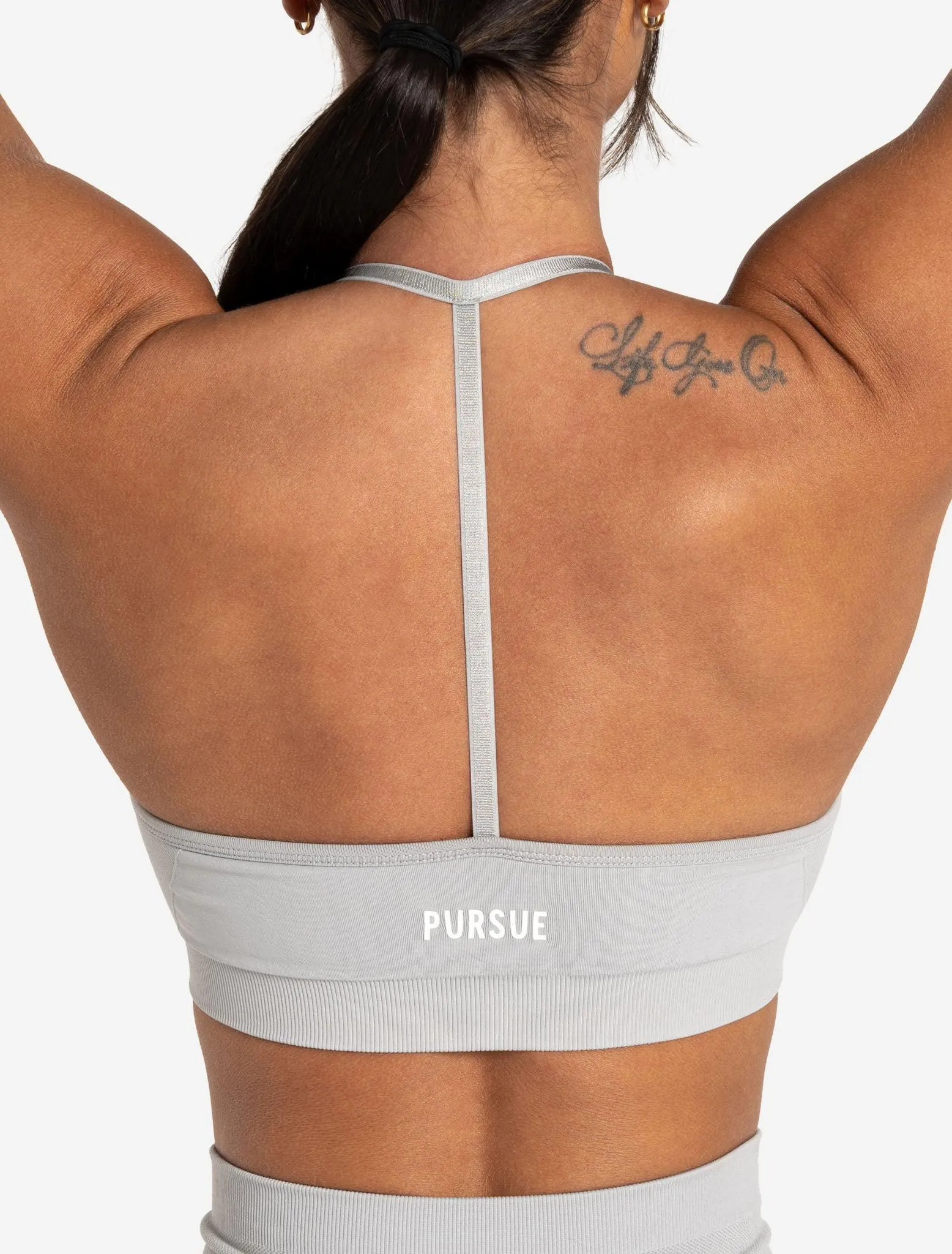 Scrunch Seamless Sports Bra - Grey