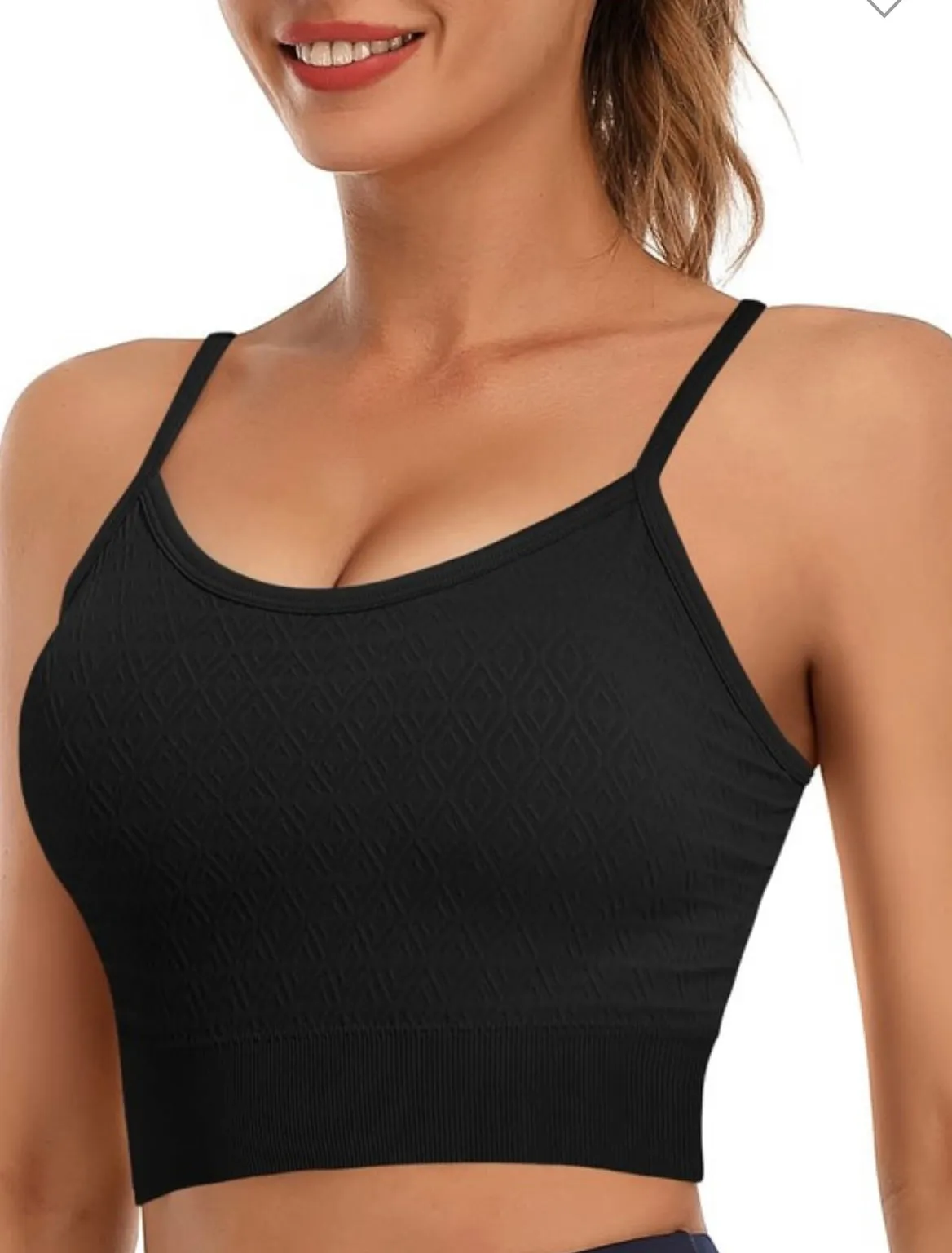 Seamless sports bra tank