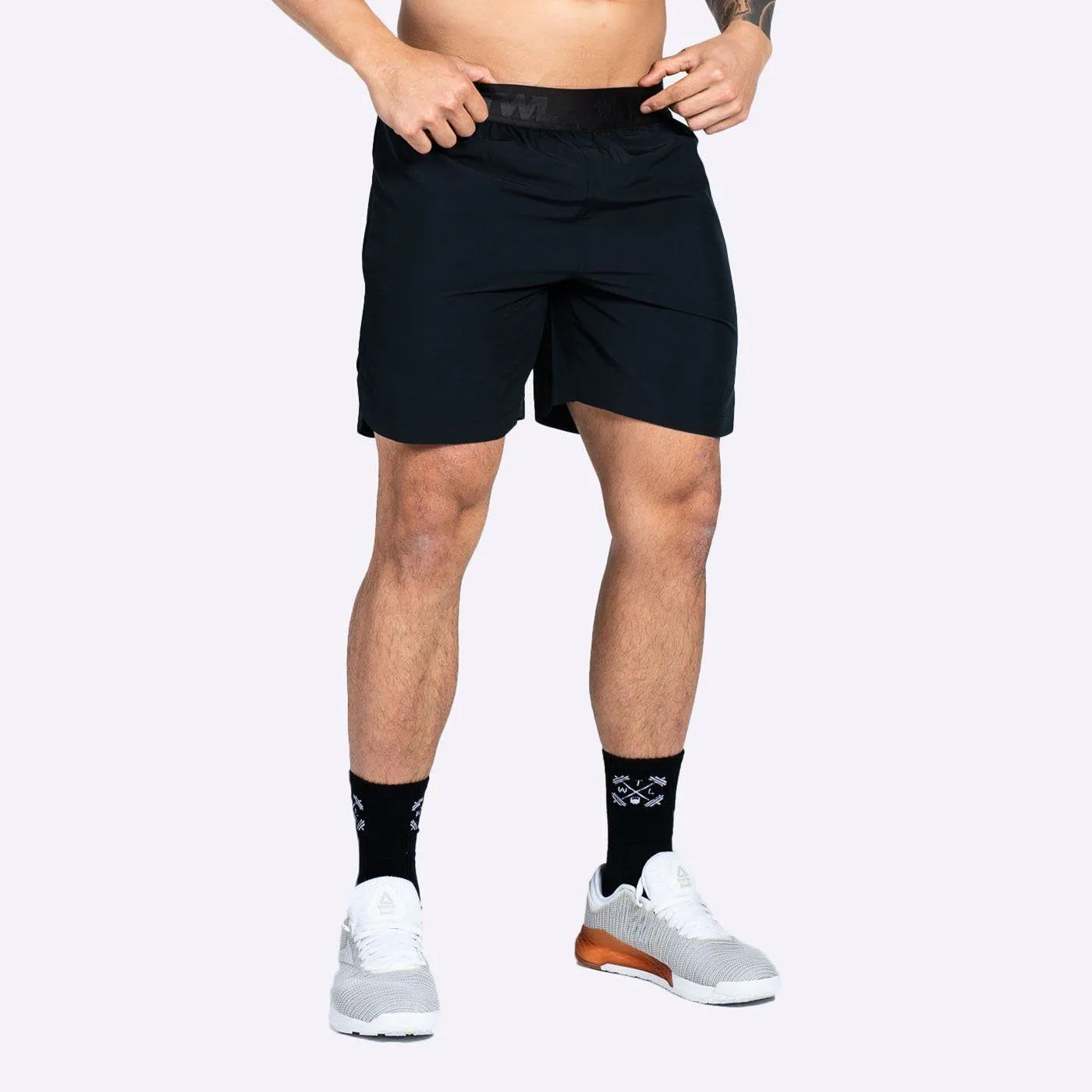 The WOD Life - Men's Sidewinder Shorts - Black