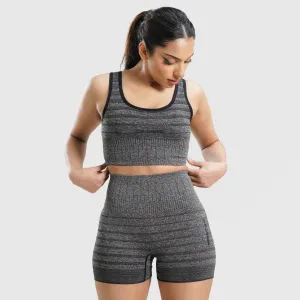 Tone Sculpt Seamless Sports Bra (Grey)