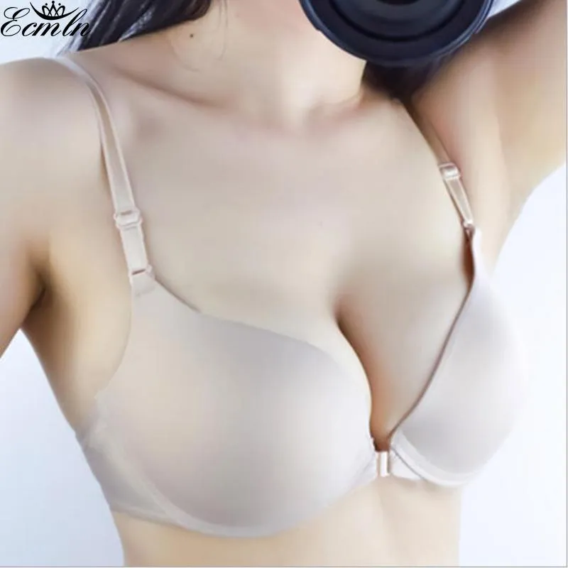 Women's Adjustable Buckle Small Cup Bras Seamless Push Up Underwear Beauty Back Bras